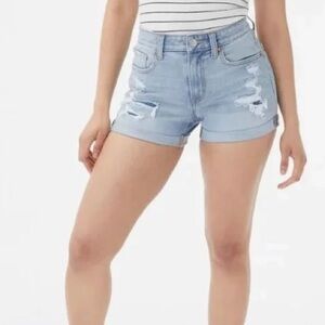 Aeropostale High Rise Midi Shorts